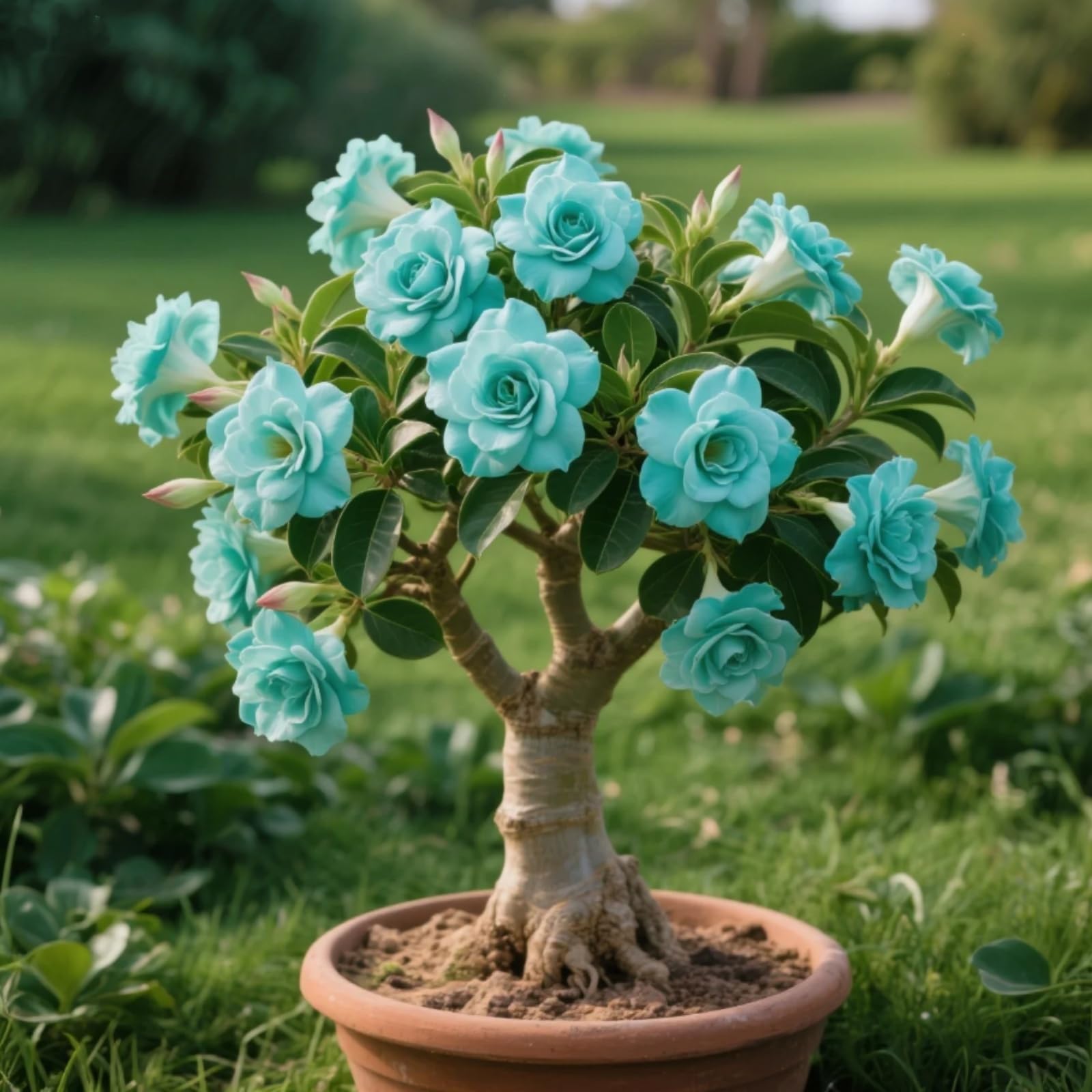 Perennial Garden Bulbs-Brilliant Desert Rose Bulbs Bulk-Professional Planting for Stunning Garden Displays-2 Bulbs-F — image 1