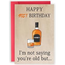 Funny 91st Birthday Card Gifts for Men Women