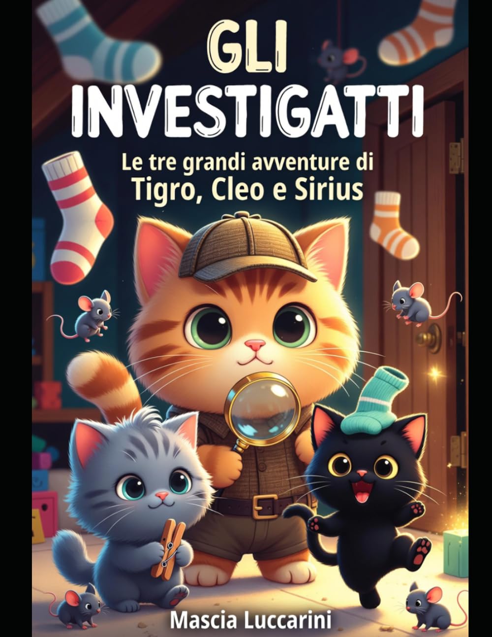 Le tre grandi avventure: Gli Investigatti: 1 (mini serie di avventure di Tigro,Cleo e Sirius (gli investigatti))
