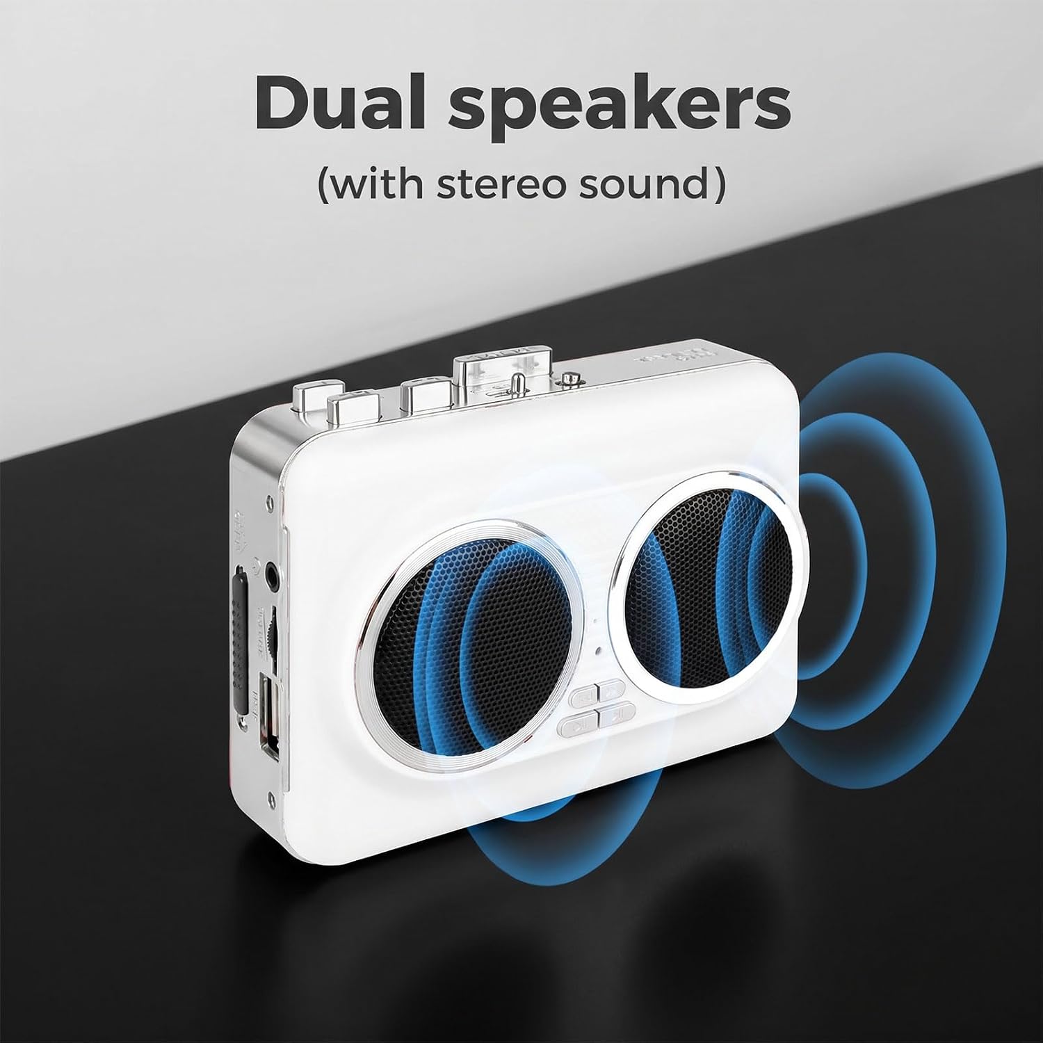 USB Cassette Player & MP3 Converter, Portable Speaker