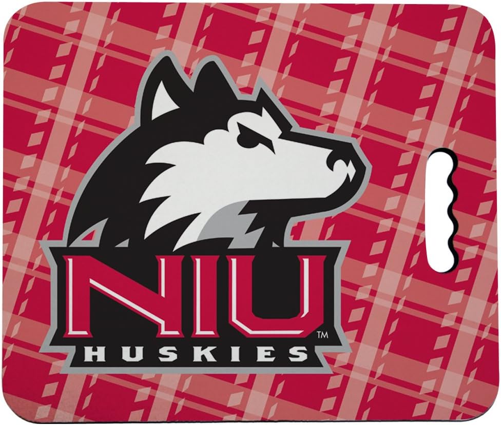 VictoryStore Outdoor Seat Cushions - Northern Illinois University Stadium Seat Cushion - Plaid Design