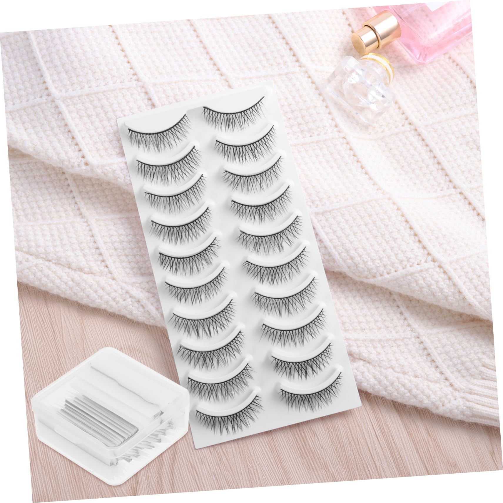 WEKADRIN 102pcs Self Adhesive Eyelash Extension Stickers for Home Salon Use Material for False Lashes Easy Application Eyelash Paster for