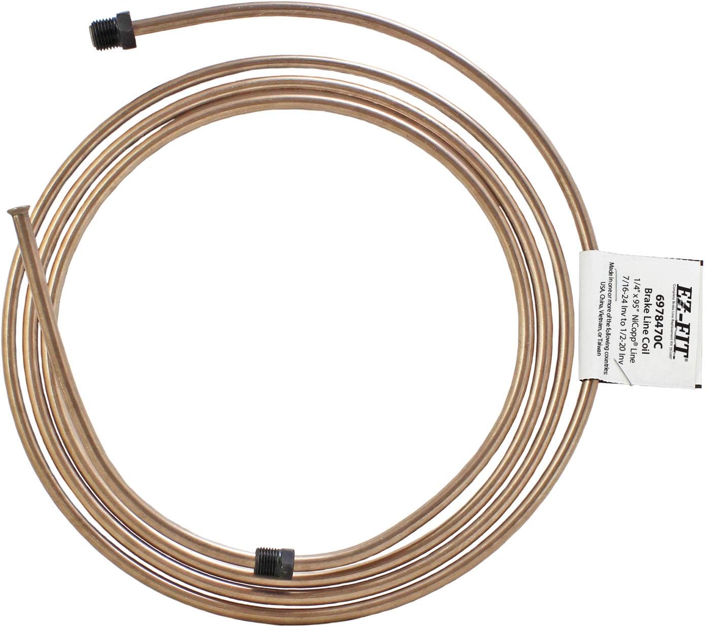 Copper Nickel Brake Line 3/16" x 40" (7/1624 I)(1/220 I