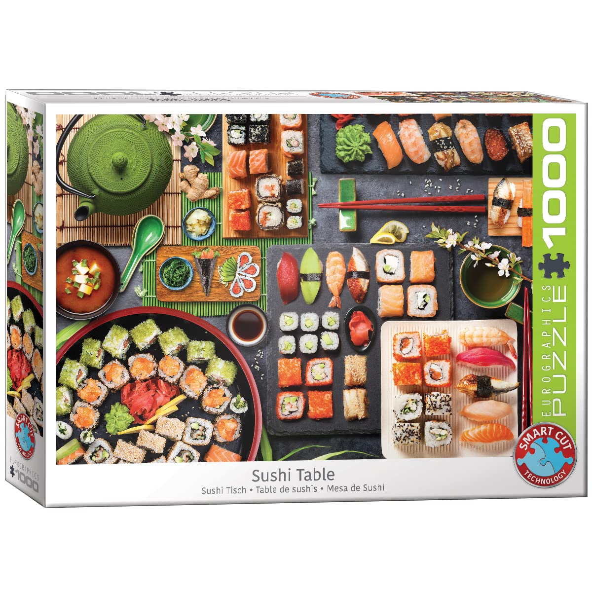 Amazon.com: EuroGraphics Sushi Table 1000 Piece Puzzle for Adults