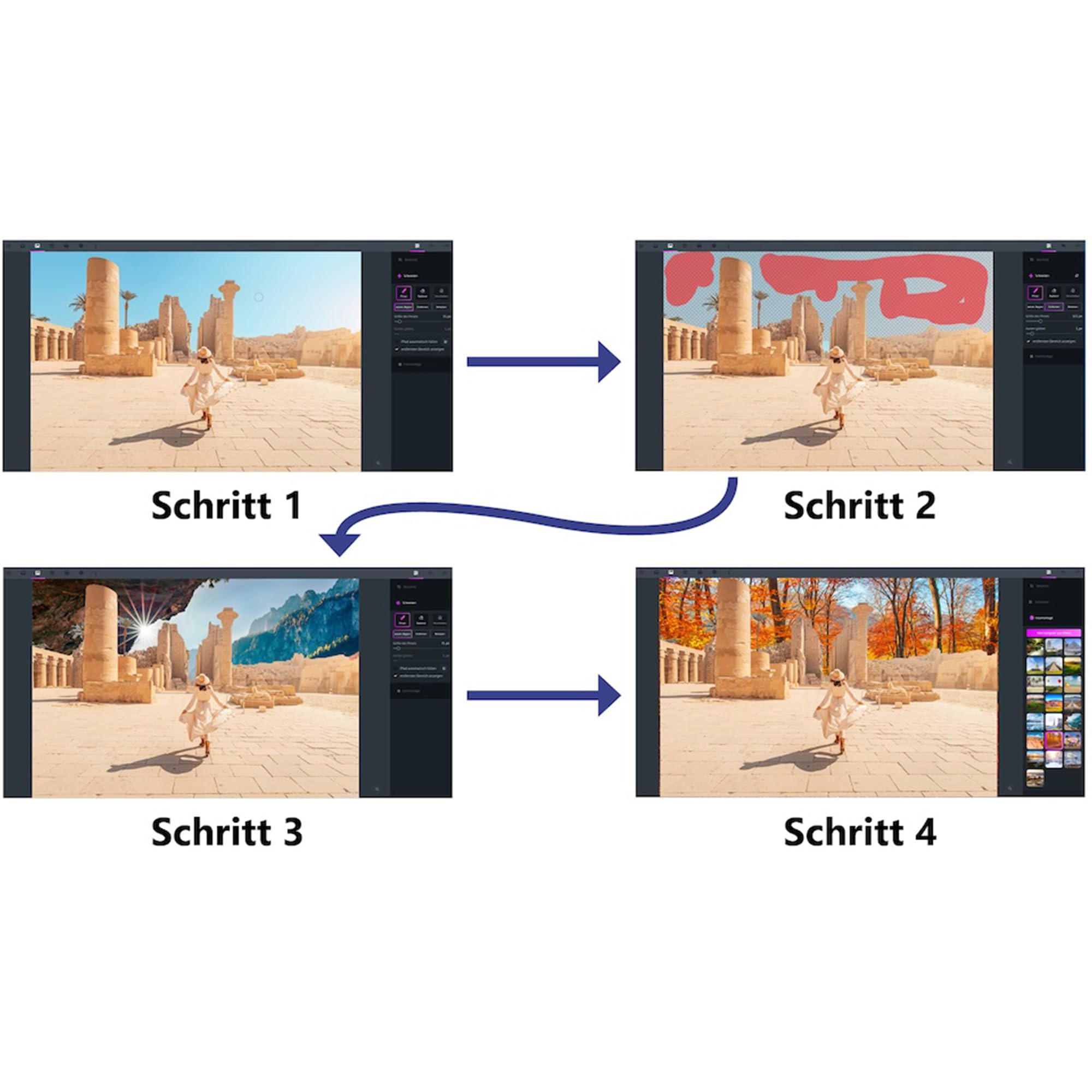 Digitale Schere 2 – Hintergrund entfernen, Objekte freistellen, Motive ausschneiden, Software um Hintergründe tauschen & Fotomontagen, KI-basierte Fotosoftware für Win 11/10
