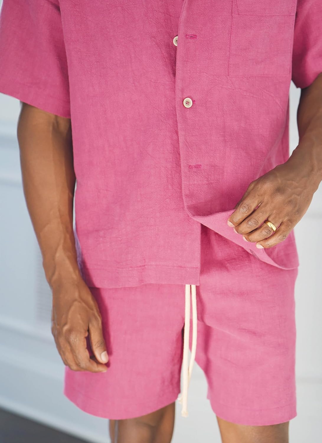 Simplicity Men's Relaxed Fit Shirts and Pull-On Shorts Sewing Pattern Packet by Norris Danta Ford, Design Code S9758, Sizes 34-36-38-40-42