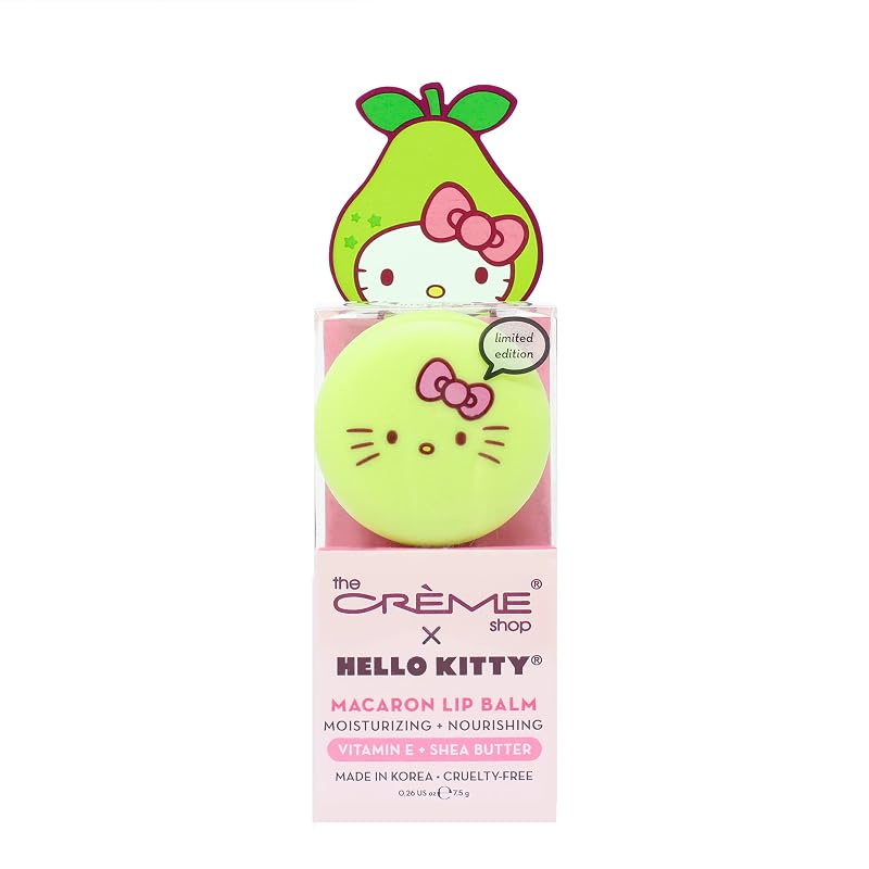 Bálsamo labial The Crème Shop x Hello Kitty Macaron (Juicy Pear)