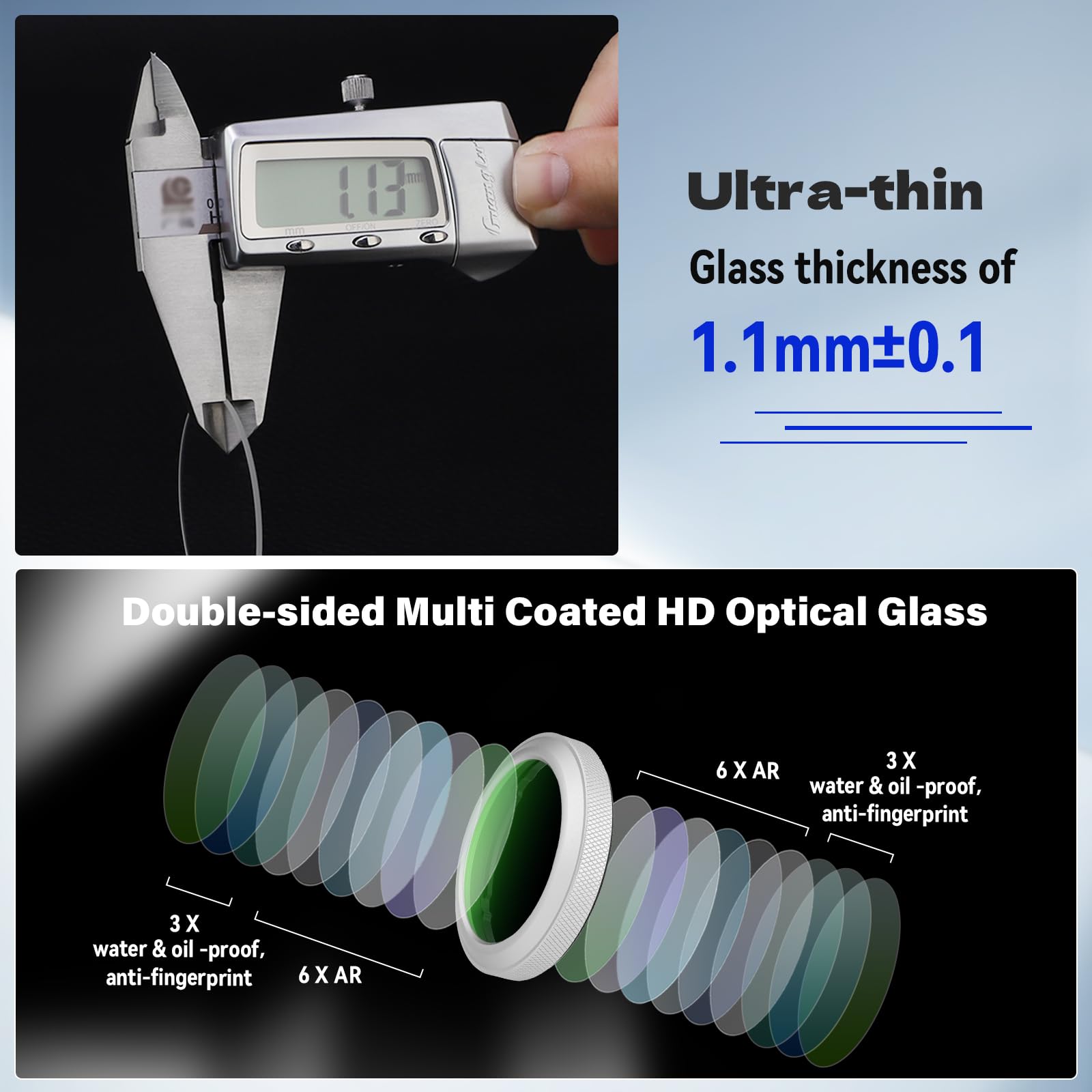 Haoge MC UV GFX100RF Filtro de protección de lente de cámara para Fujifilm GFX100RF accesorio de cámara lente bayoneta anillo protector LUV-GFXRFS SilverMulti impermeable nano recubierto de vidrio