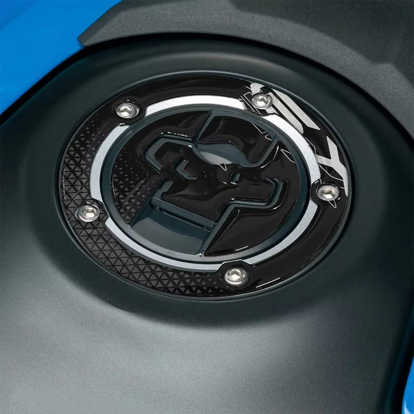 Compatibile Con Suzuki Per GSXS1000 Per GX 2024 Carbon Look 3D Gel Protezione Moto Adesivo Kit Completo Impermeabile Durevole Antiscivolo Serbatoio(D)