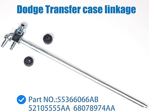 Miniatura 3 de 5210555AA para Dodge RAM Enlace de control del cambio de caja de transferencia + 68078974AA Bujes de ojal para Dodge Ram 1500 2500 3500 2002 2003