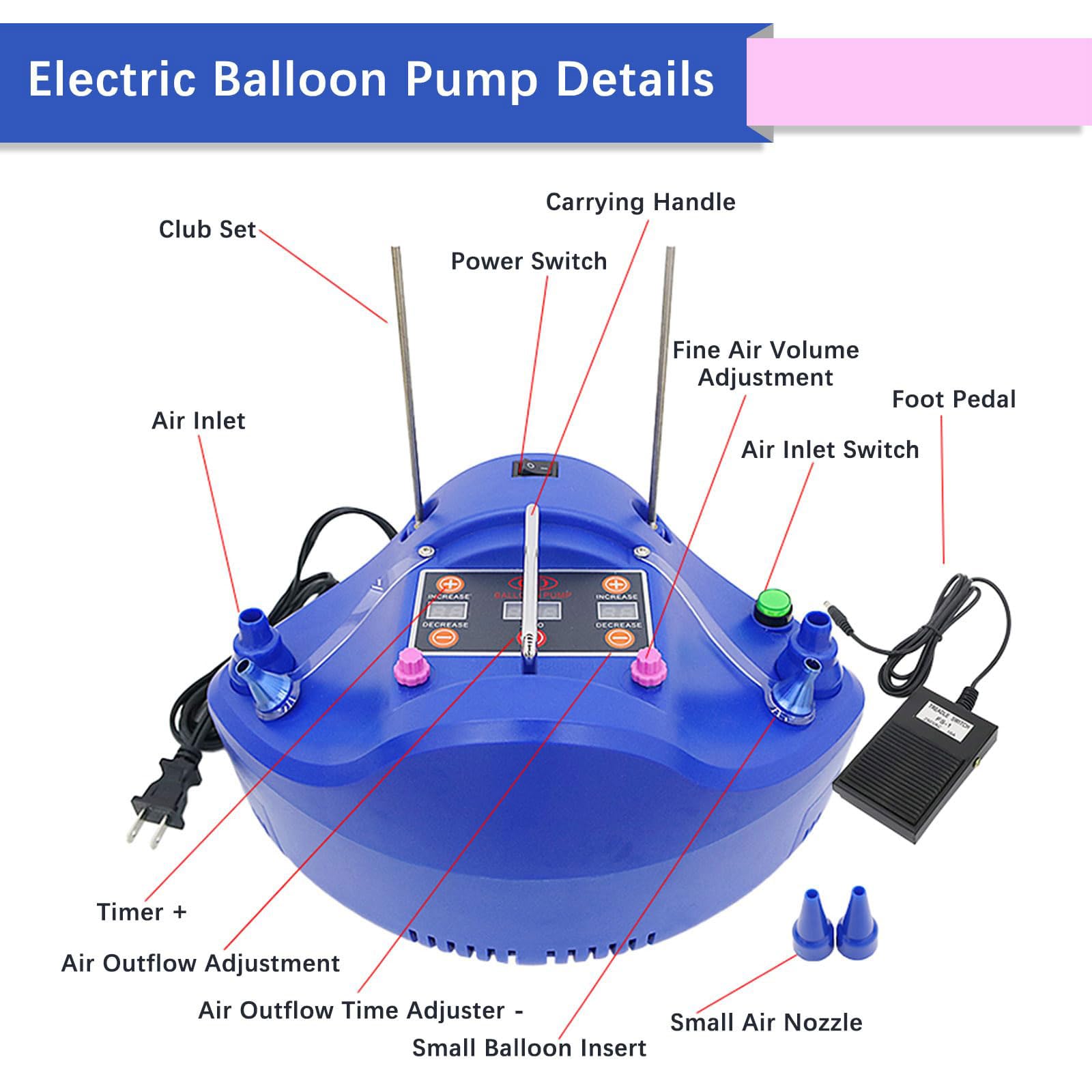 1200W Pompa Elettrica Di Precisione Per Palloncini Gonfiatore Quantitativo
