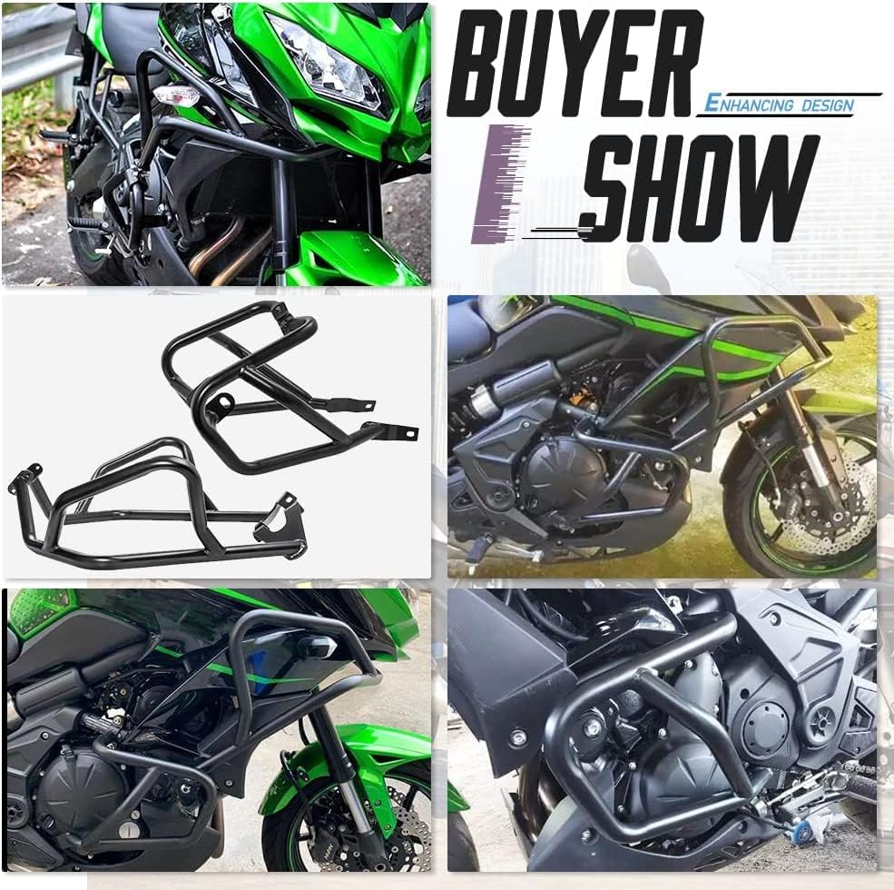 Miniatura 5 de TAZGANTAX Protector superior inferior del motor de la motocicleta Versys650 Falling Bumper Protector de marco de carrocería compatible con K-awasaki