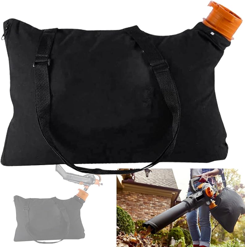 50026858 Trivac Leaf Collection Bag (WGBAG500) for Worx Vacuum Blower | for Worx Vacuum Cleaner 12 Amp Blower - Leaf Blower Collection Bag 50015035 WG500 WG501 WG502 WG505 WG508 WG509 WG518