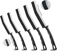 Vista 9 de Cepillo de limpieza de hendiduras, cepillo multifuncional de cerdas duras para limpieza de hendiduras, cepillo de lechada de limpieza de hendiduras