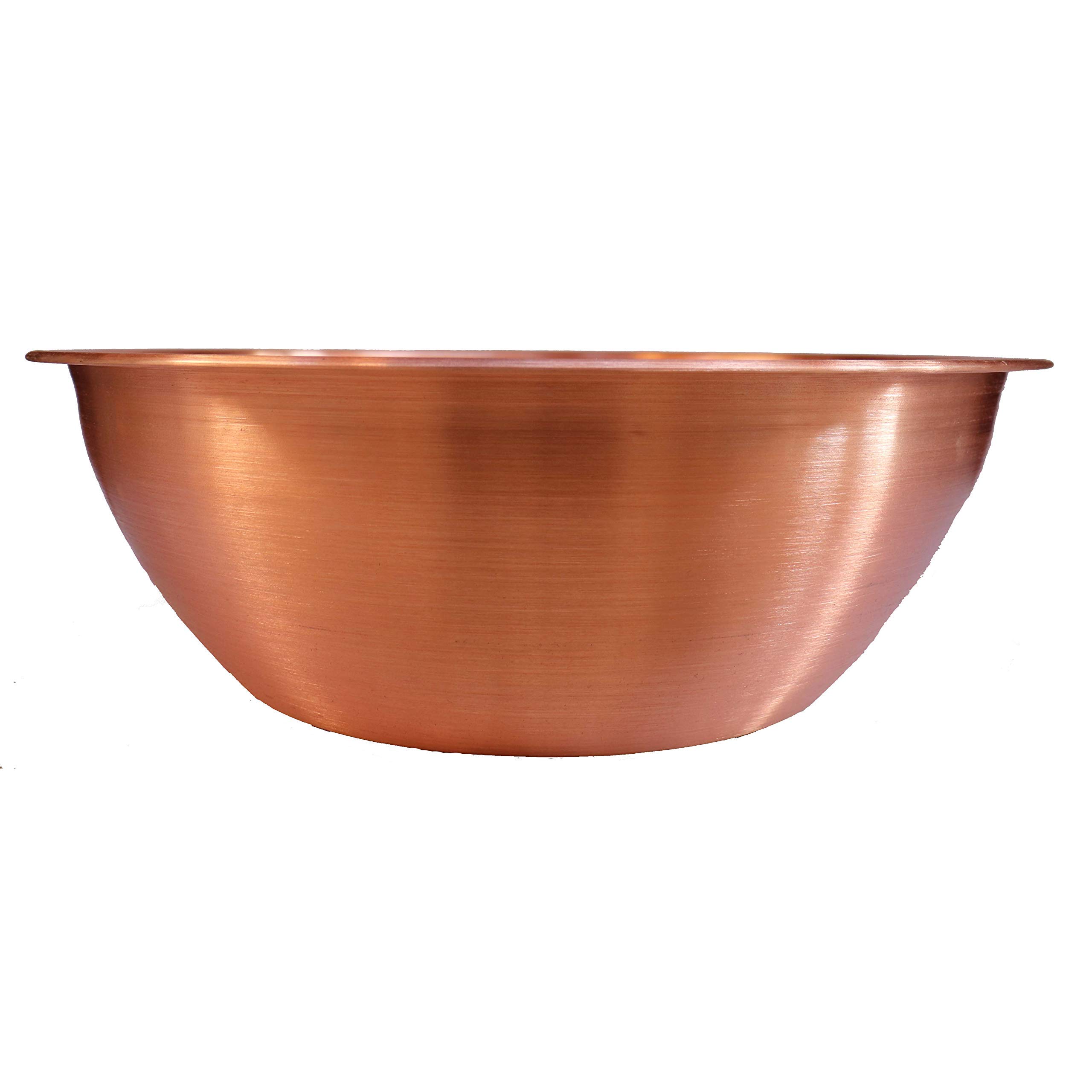 Satin Brushed Copper Foot Tub Basin Wash Soak Spa Beauty Salon Massage Pedicure Bowl