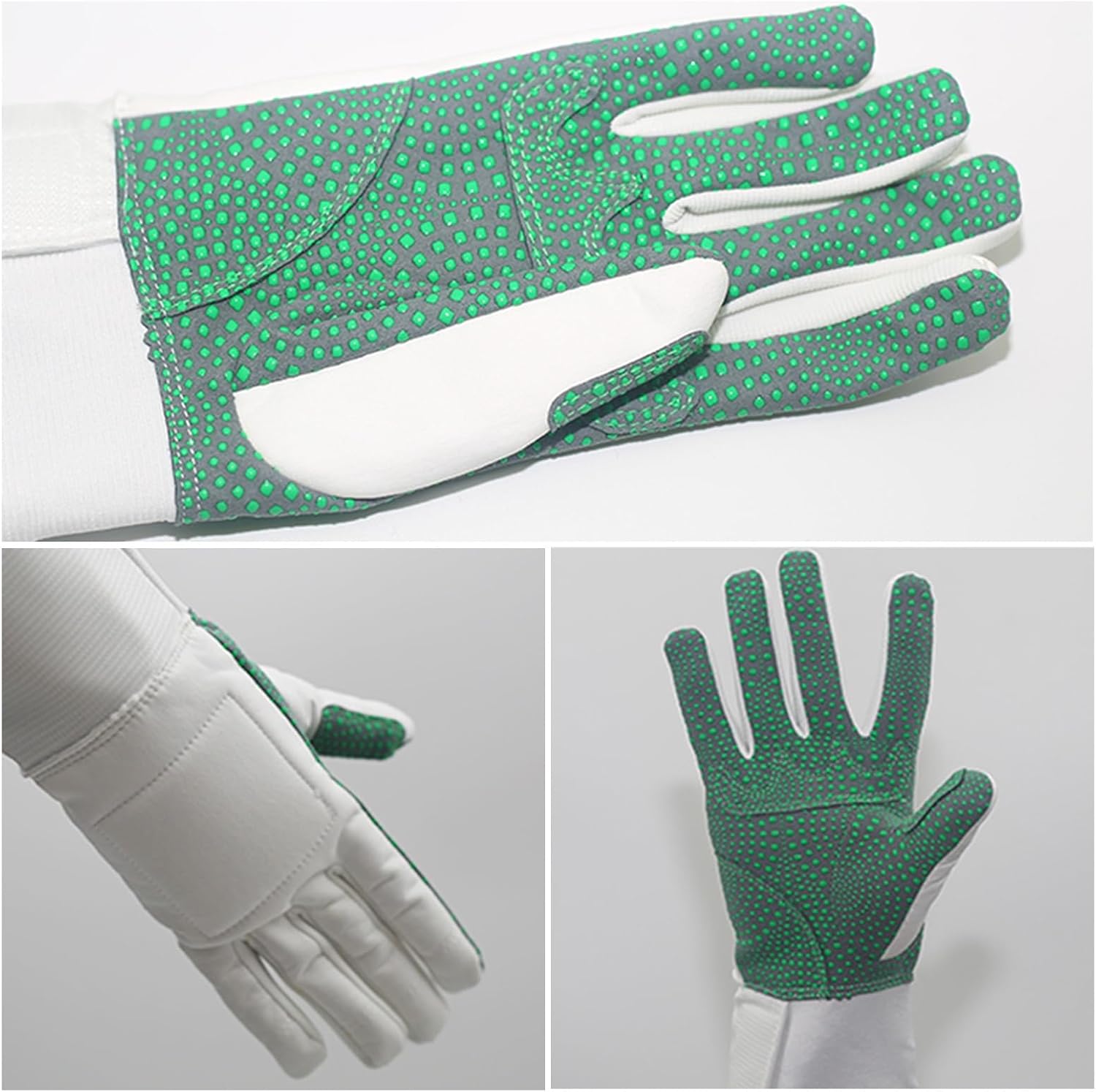 Fencing Gloves for Foil Epee and Saber, Professional Grip Silicone Design, Fencing Gear for Adult and Children - Right Hand(11)