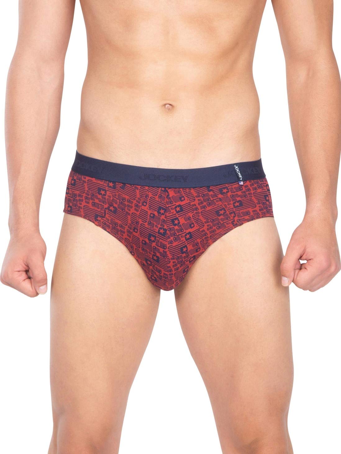 jockey Men Cotton Usa Originals Us52 Printed Brief (Assorted Pack Of 4) (Colors May Vary)-picture-51