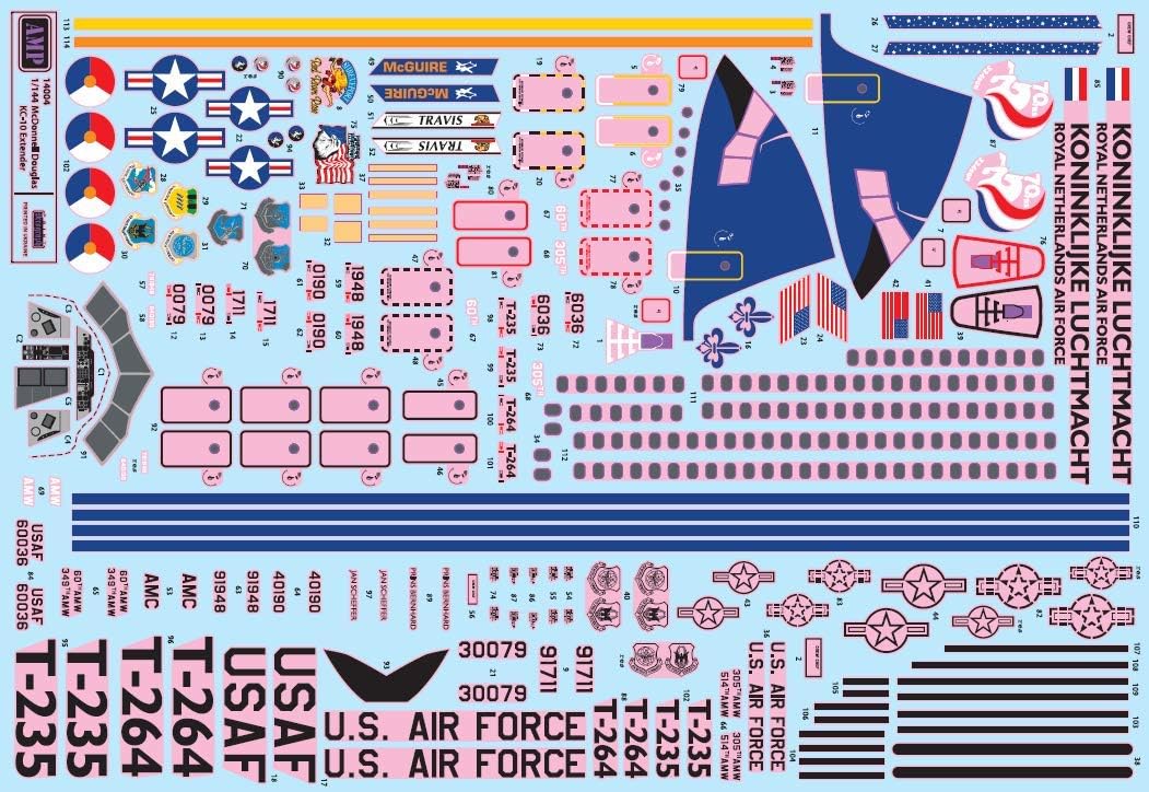 AMP 144-004 - 1/144 - Mcdonnell Douglas KC-10 Extender