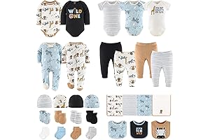The Peanutshell Newborn Boy Clothes & Essentials Set: Your Safari-Themed Baby Gift