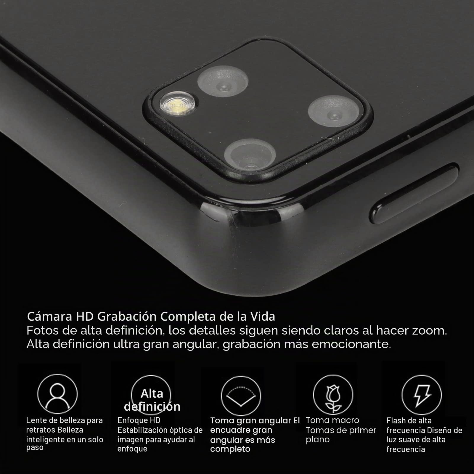 Mini Teléfono Móvil Xs11, Teléfono Pequeño de 2,5 Pulgadas Wifi Gps 1Gb 8Gb Quad Core para Android, Teléfono Móvil Desbloqueado para Estudiantes, Batería Integrada(Negro)