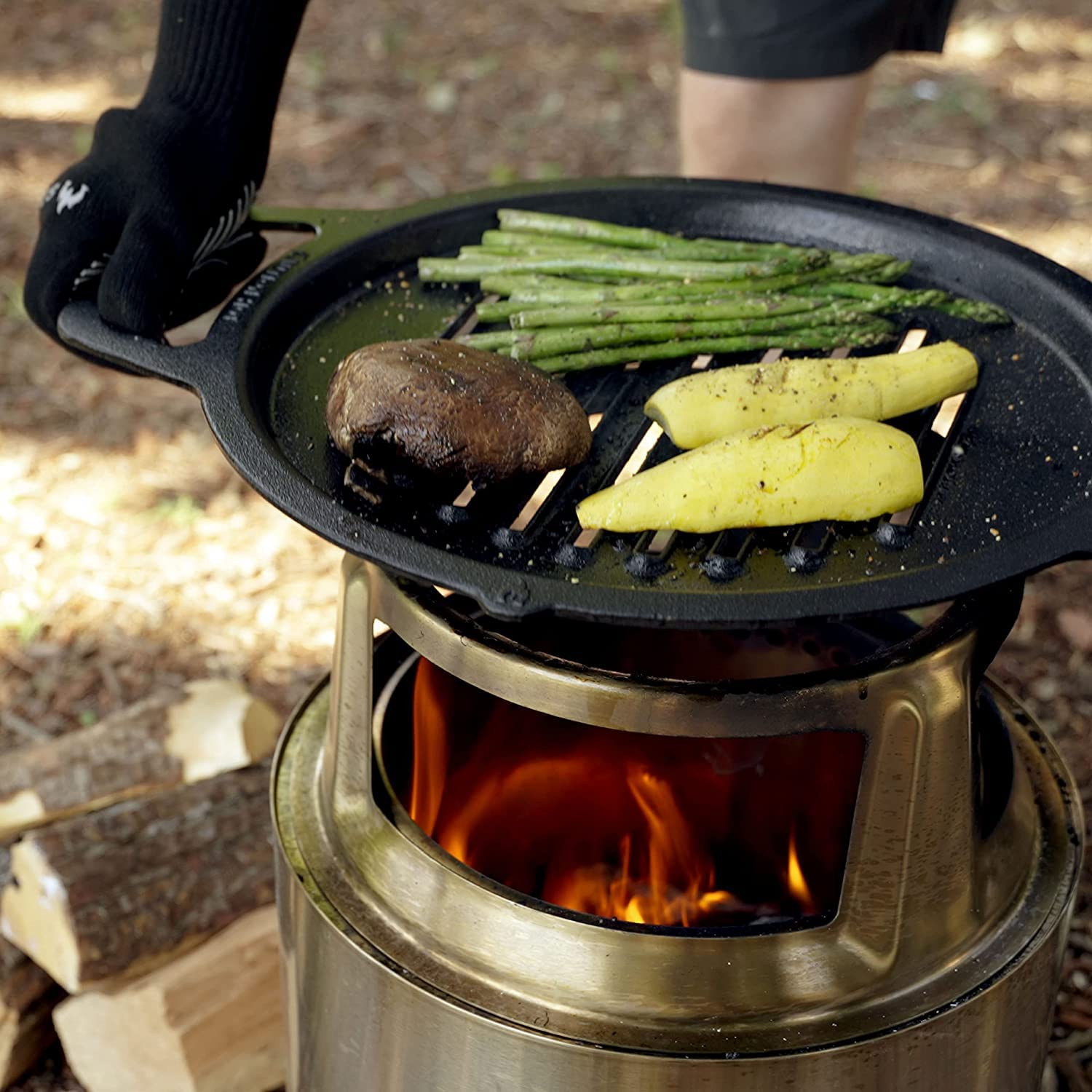 Solo Stove Crogiolo per Braciere Ranger | Crogiolo in Acciaio Inossidabile per un'elevazione di 16,5 cm, Accessorio per Ranger, Peso: 900 g, Diametro (Superficie di Cottura): 29 cm, Altezza: 16,5 cm