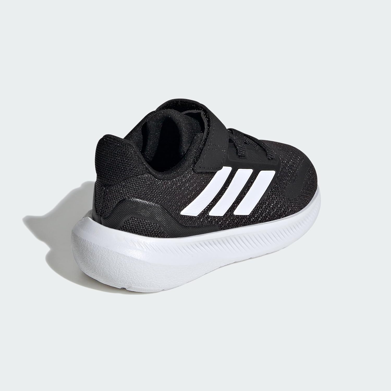 Adidas Unisex-Kids Run Falcon 5, Black/White/White, 8K - Image 6