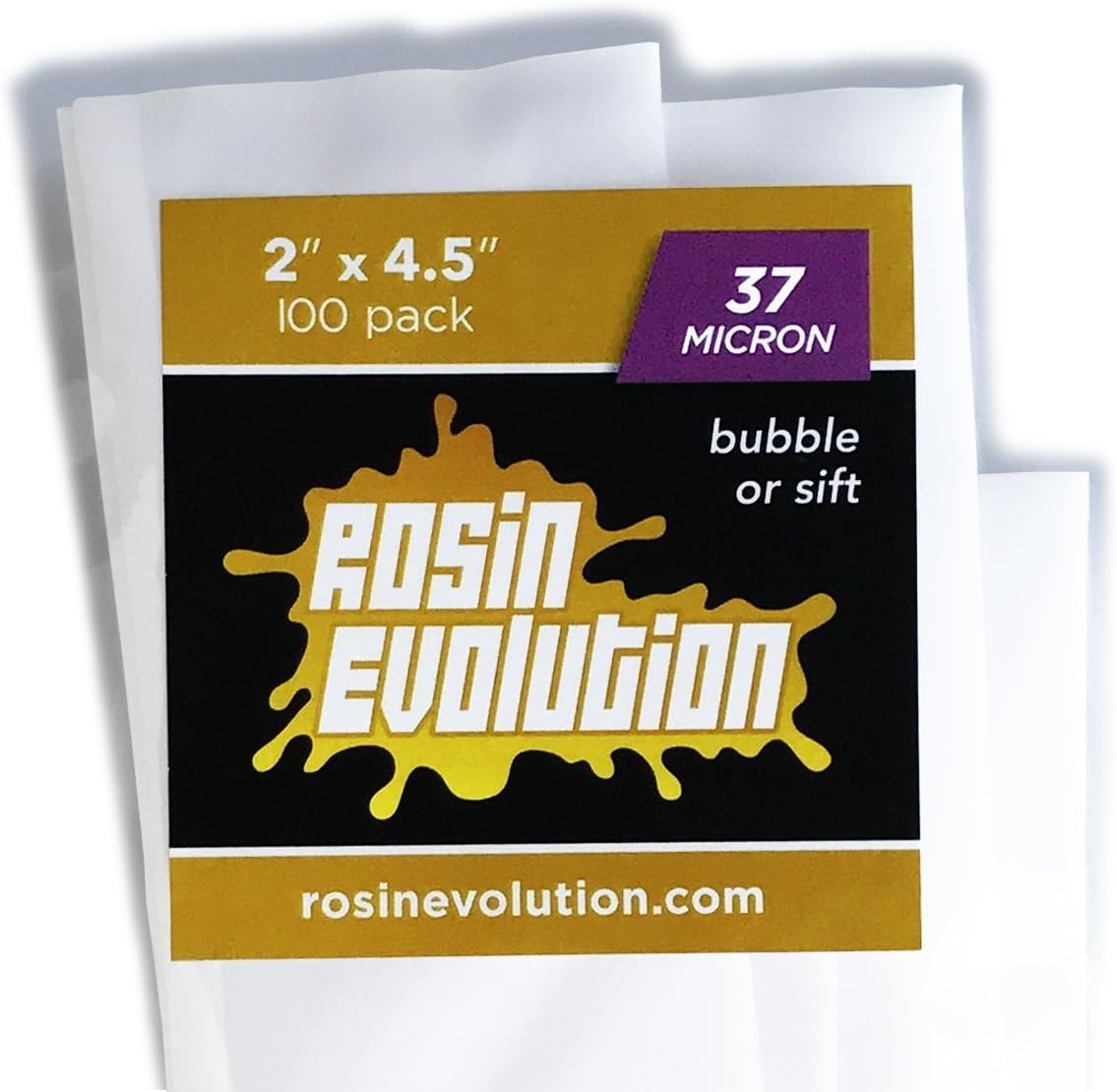 Press Bags - 37 micron (2" x 4.5") - 100 pack