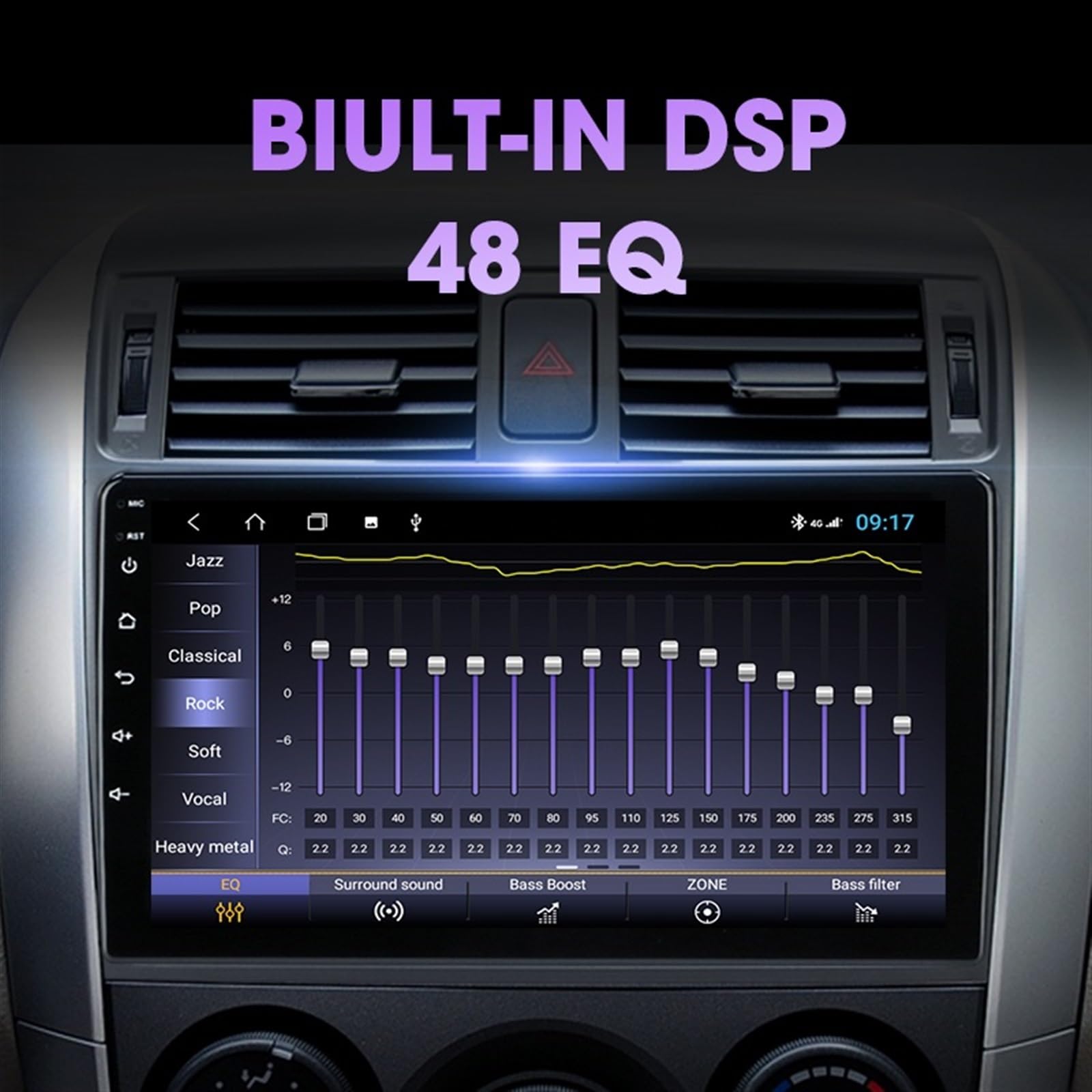 Nawigacja satelitarna Radio Samochodowe Nawigacja GPS Multimedialny Odtwarzacz Wideo Stereo(T3L P-DVR(Carplay))