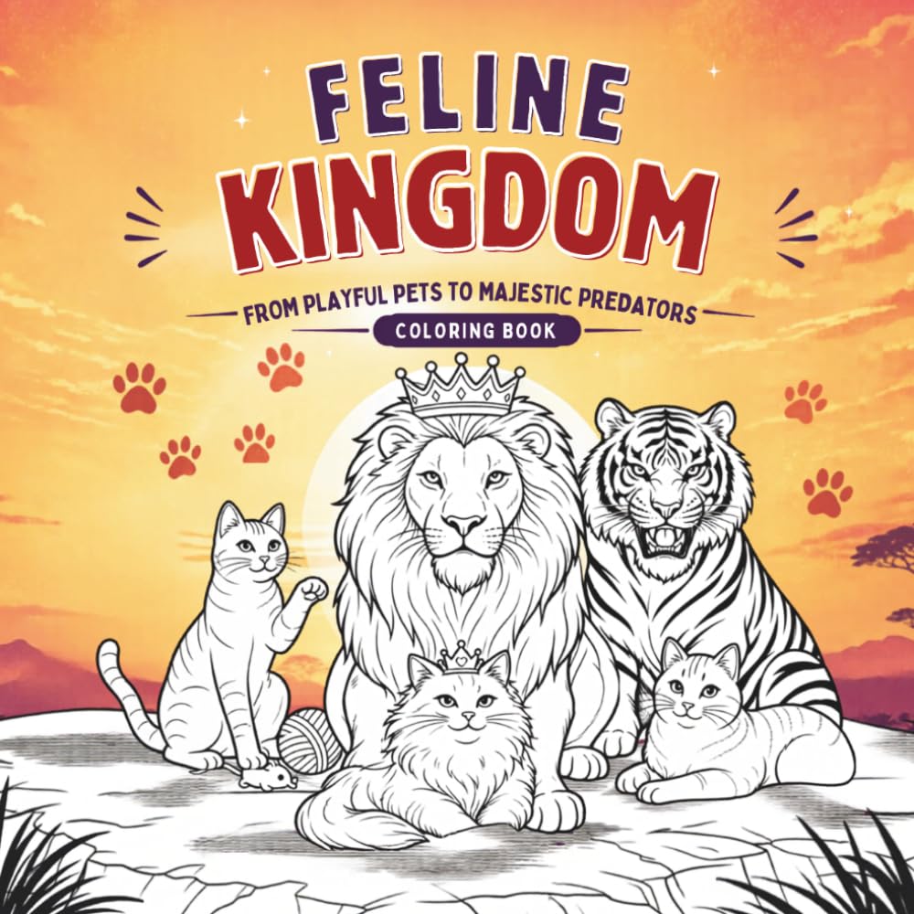 Feline Kingdom: Domestic & Wild Cats – From Playful Pets to Majestic Predators