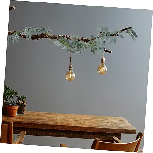 Miniatura 9 de HONMEET 1 adorno colgante de plantas de seda para colgar en el camino, adorno de fiesta de Navidad, diseño suspendido, planta artificial, decoración