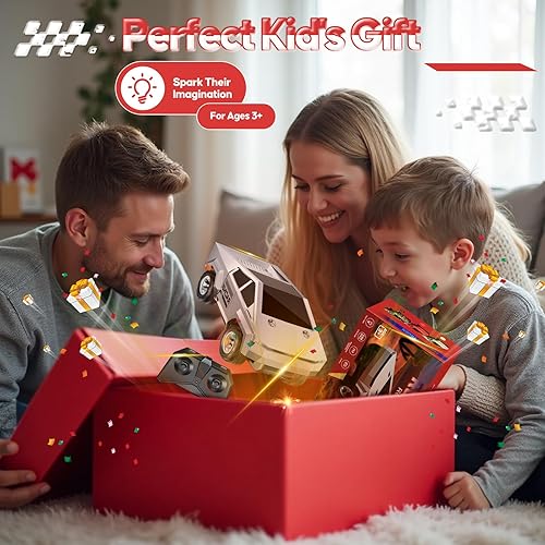 Miniatura 7 de 124 RC Car Toys, todo terreno de alta velocidad 2WD RC Truck con luz y espacio de carga, vehículos todoterreno de 2.4 GHz, auto de control remoto,