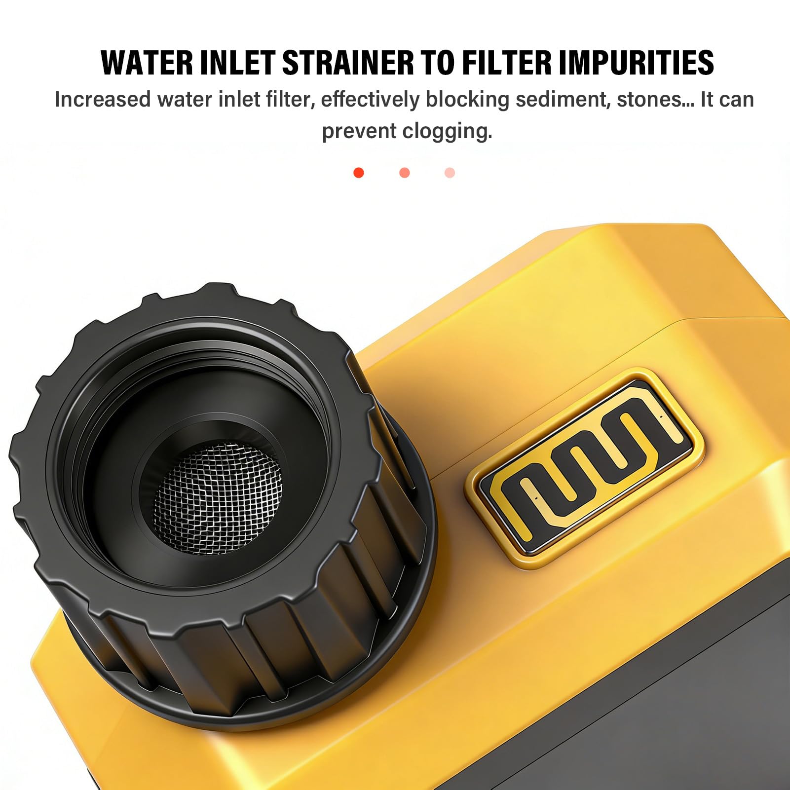 Naroote Temporizador de Riego WiFi Inteligente Temporizador de Riego Controlado por Aplicación 12 a 15,6 L por Minuto Sensor de Lluvia 33,8 a 140 °F Al Aire Libre para Jardín, Césped,