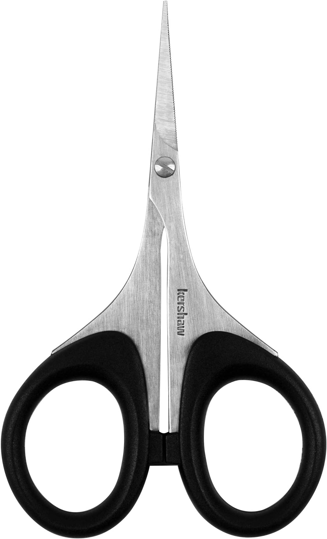 Kershaw Skeeter 3 Precision Fine Tip Scissors, Professional Grade for Fly Tying and Trimming (1216), Black, Regular