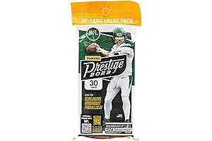 2023 Panini Prestige Football Trading Card Cello Value Pack: Affordable Football Cards Under $10