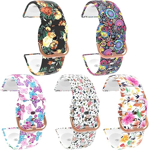 FitTurn Paquete de 5 correas de reloj compatibles con MAXTOP T6T6 ProT5T1 Pro, correas de repuesto para reloj inteligente MAXTOP T6T6 ProT5T1 Pro