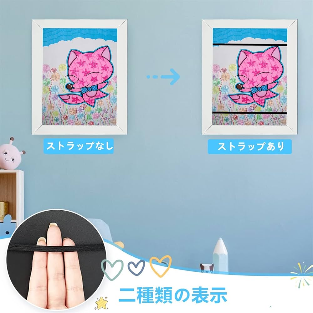 Amazon.co.jp: Volurokyアートフレーム 子供の絵 を飾る 保存用