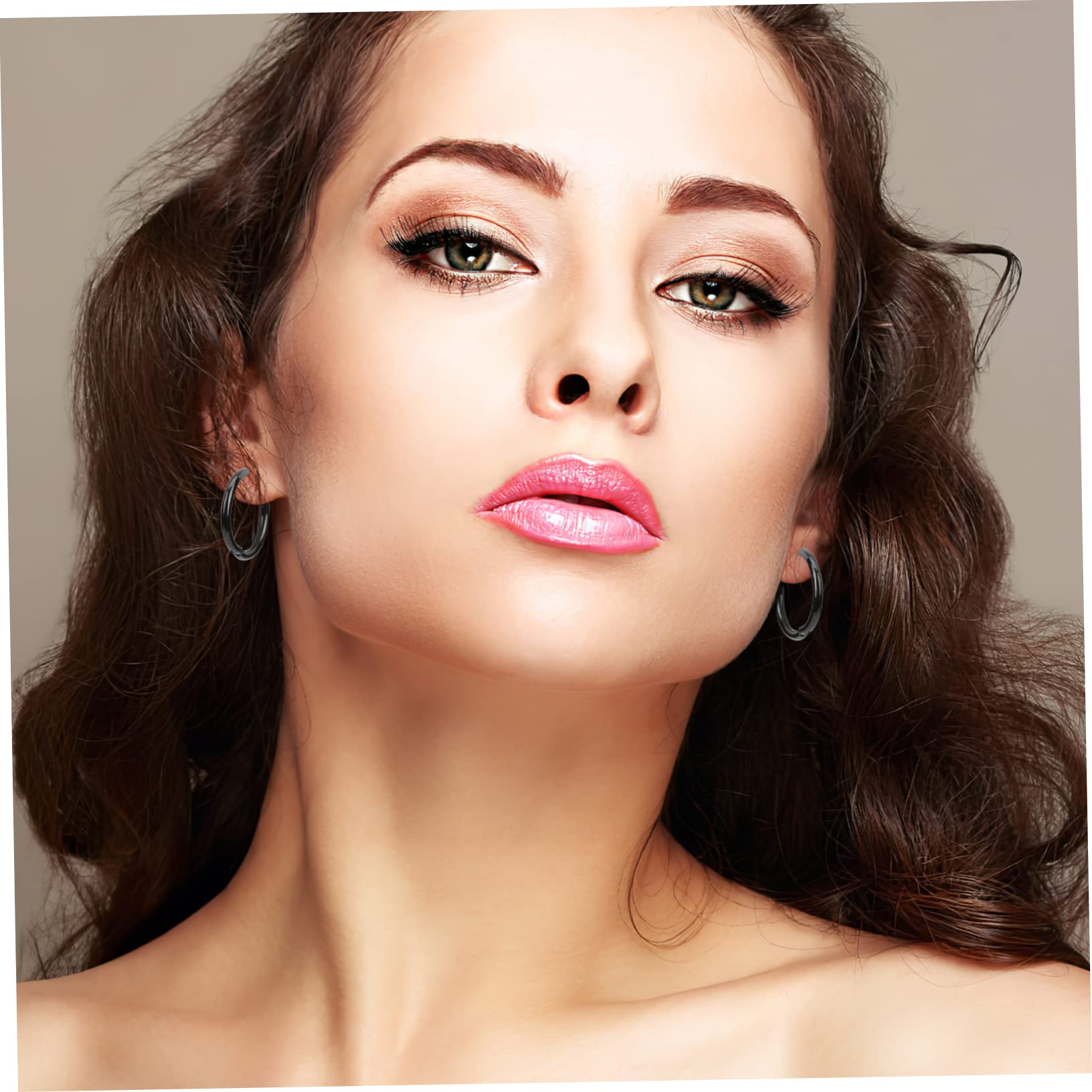 LIFKOME 50piezas Pendientes Inoxidable Hipoalergénicos Para Mujeres De Pendientes Redondos Antialérgicos y Elegantes Para Ocasiones Especiales