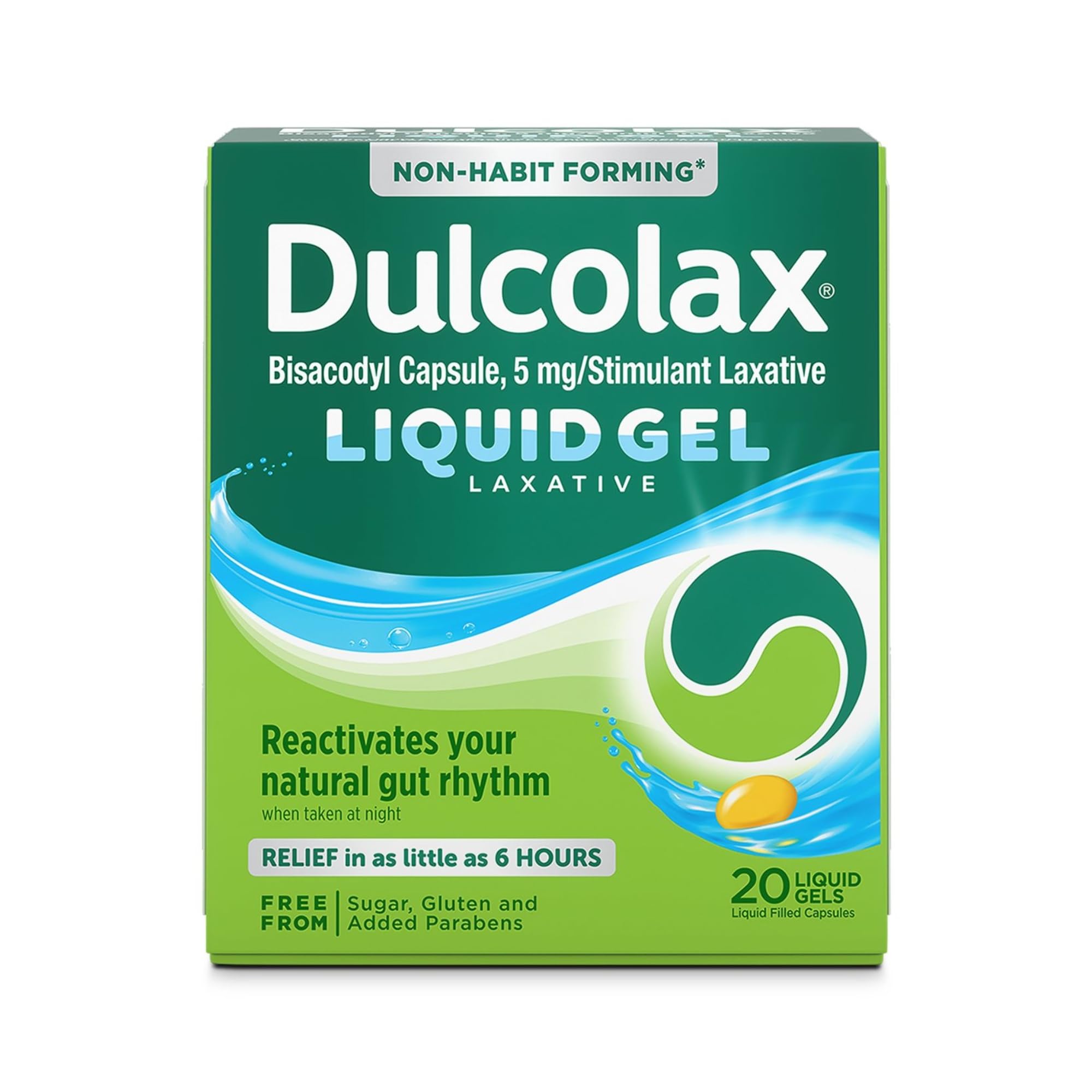 �️Dulcolax Stimulant Laxative Liquid Gels, Constipation Relief, 20-Count — deal on Shopping With Noya