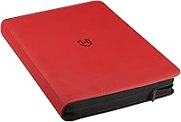 Vista 28 de Carpeta de Tarjetas de 4 Bolsillos con Cremallera, Libro Portatarjetas de 288 Bolsillos, Carpeta con Cremallera de Cubierta de PU Premium, Carpeta