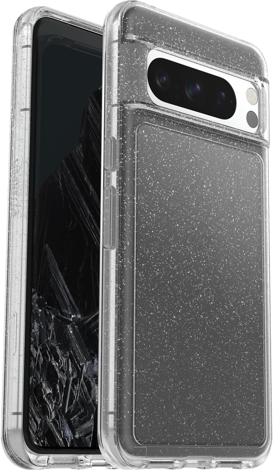 OtterBox Symmetry Series Custodia Trasparente Glitterata Per Google Pixel 8 Pro - Protezione Antiurto MIL-SPEC