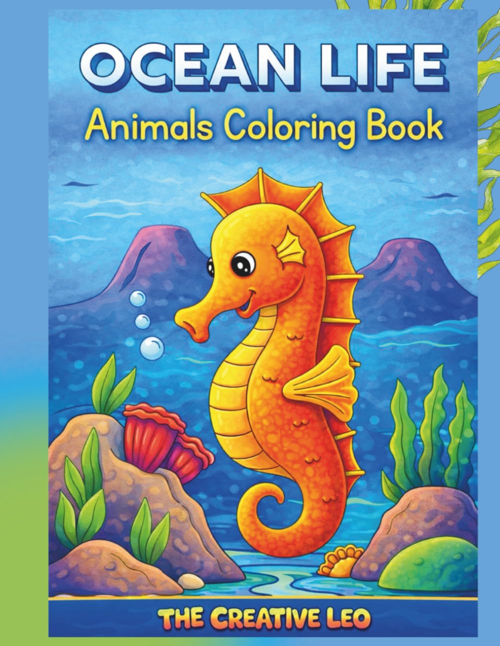 Ocean Life Animals Coloring Book