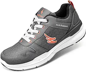 Tênis de caminhada feminino para fascite plantar, ortopédico feminino com suporte de arco, tênis antiderrapante para mulheres