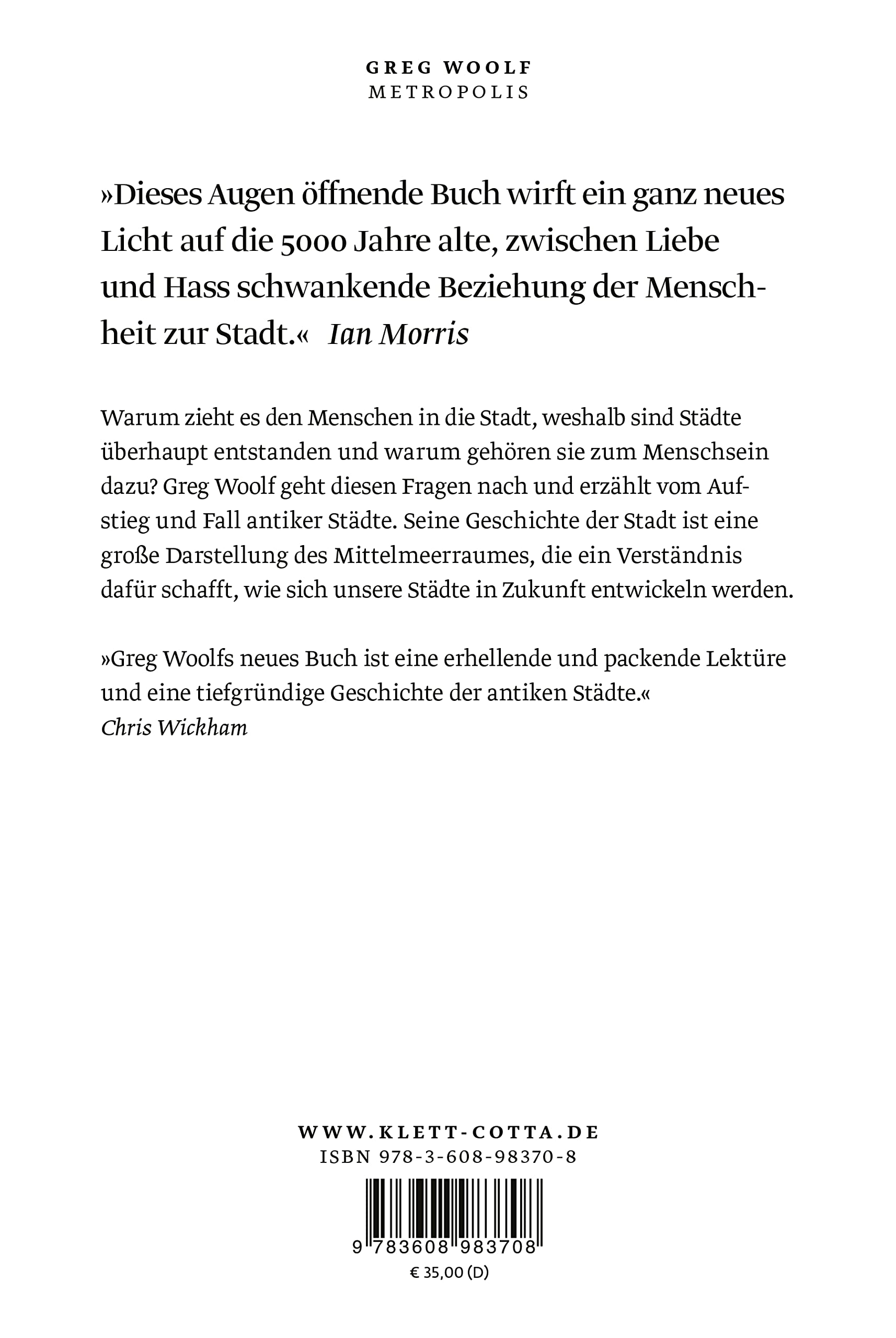 Metropolis: Aufstieg und Niedergang antiker Städte