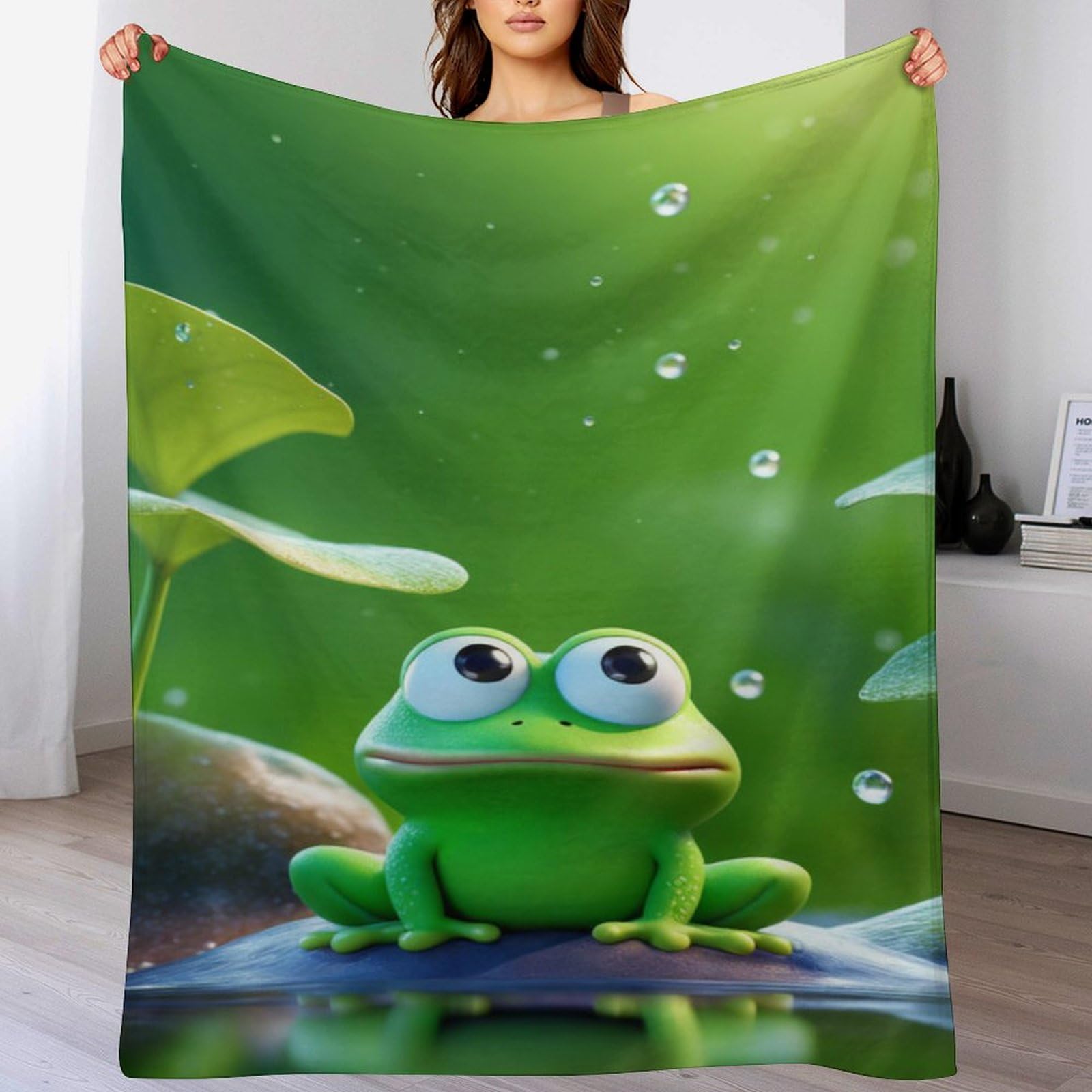 Couverture en flanelle pour des soirées cocooning chaleureuses sur le canapé