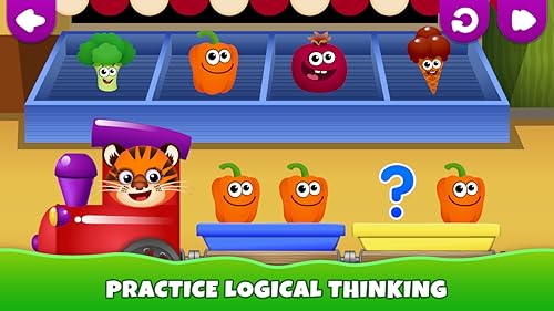Academia da Comida Divertida! Jogos crianças 3 anos grátis: jogo de matemática, aprender escrever, l