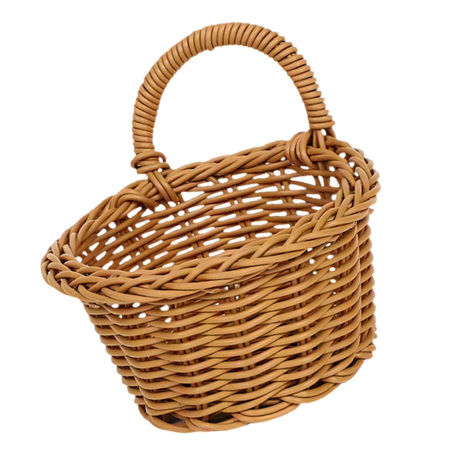 Shurhome Natural Wall Basket Hanging Planter Sturdy Plant Flower for Balconies Living Room Decoration Indoor Outdoor Hanging Flower
