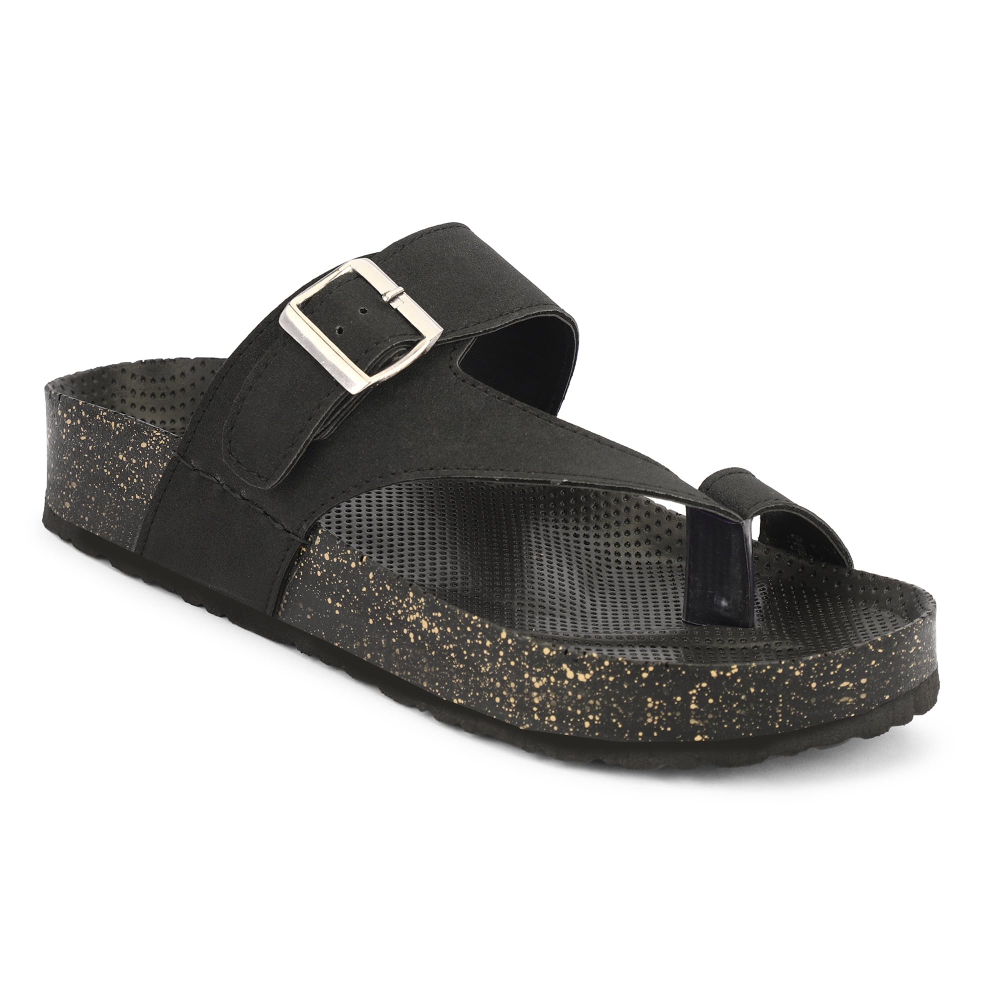 le greem Unisex Toe Ring Comfort Sandals | Adjustable Buckle Slip-On Slippers | Lightweight Cushioned Footbed | Anti-Slip Casual Everyday Footwear LG_115-picture-14