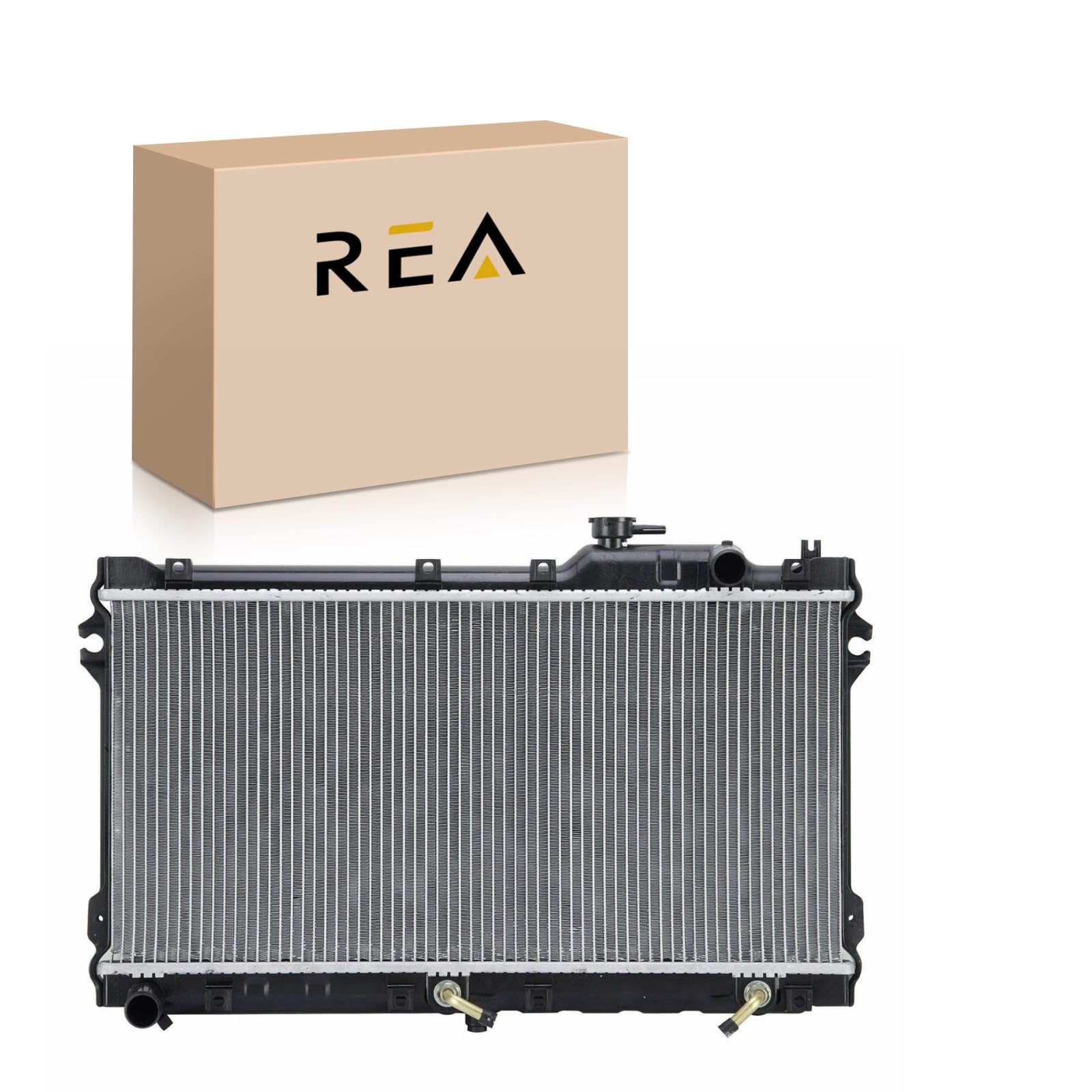 Engine Coolant Radiator Assembly with 1" Thick Core for Mazda Miata 1990-1997 1.8L L4 for