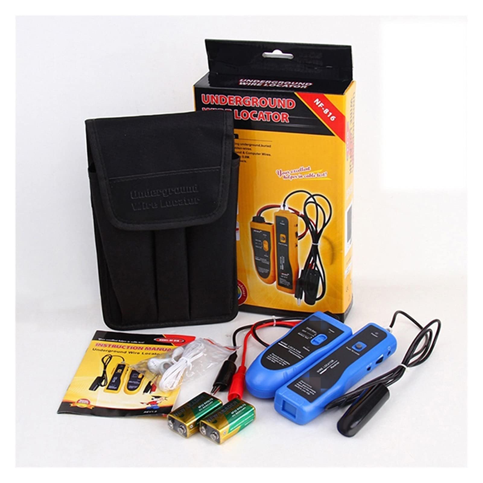 Detector de pared, Localizador de alambre Línea telefónica Finder subterráneo MERRADO TUBO EN PARED Cable Invisual Cable Tracker