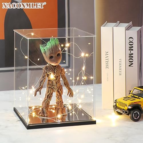 Miniatura 4 de Naconmlet Vitrina de acrílico transparente a prueba de polvo para Lego SetLego Sanctum 76218, caja de exhibición para exhibición, soporte de